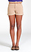 Cuffed Shorts with Belt Thumb 1