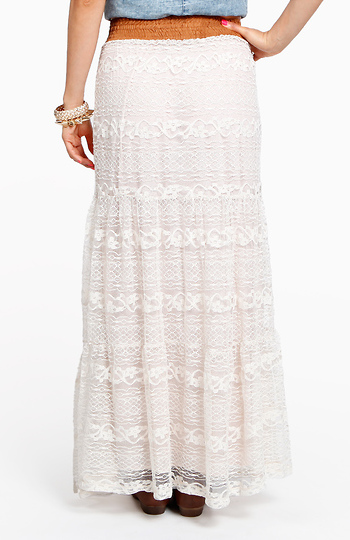 sequin maxi skirt western