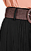 Pleated Skort With Woven Belt Thumb 4