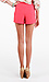 Coral High Waisted Sailor Shorts Thumb 3