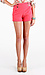 Coral High Waisted Sailor Shorts Thumb 1