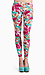 Floral Print Leggings Thumb 1