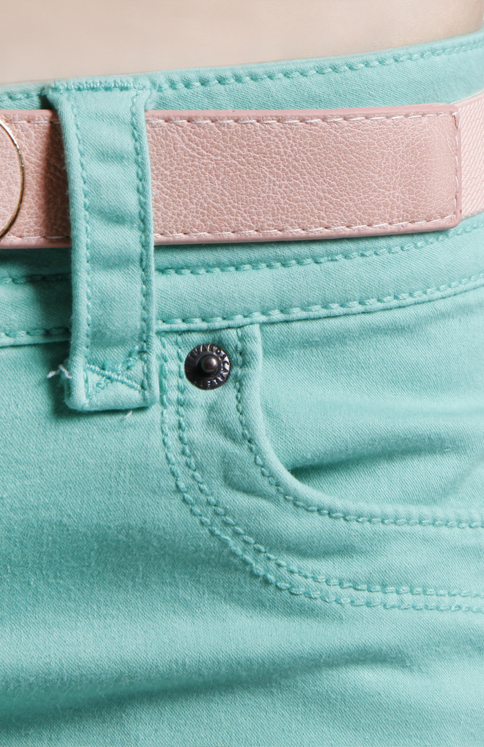 Mint Green Jeans by Scarlet Boulevard