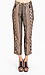 Tribal Print Cropped Slouch Pants Thumb 1