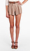 Khaki Flounce Shorts Bottom Thumb 1
