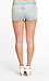 Sequin Embellished Denim Shorts Thumb 3
