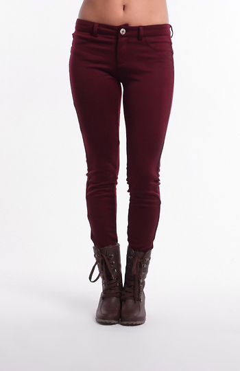 Colored Skinny Jeggings Slide 1