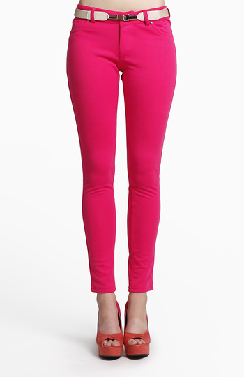 Fuchsia Jeggings Slide 1