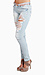 Lightwash Distressed Skinny Jeans Thumb 2