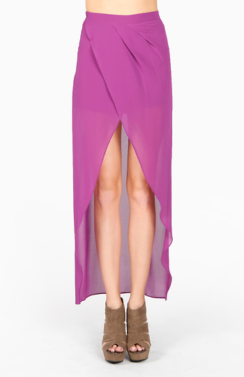 Purple Splice Skirt with Shorts Slide 1