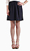 Navy Pleated Skirt Thumb 1
