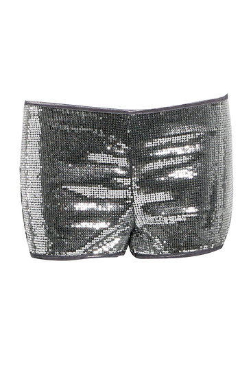 Mini Stretch Sequin Shorts Slide 1