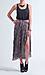 Python Print Chiffon Maxi Slice Skirt Thumb 4