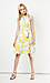 Diane Von Furstenberg Tenner Floral Cotton Dress Thumb 1