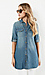 Suzy Cotton Denim Shirt Dress Thumb 1