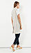 Line & Dot Cotton Linear Sleeveless Jacket Thumb 2