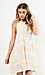 Mara Hoffman Loom Peach Swing Dress Thumb 1