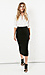 Front Row Shop Abrams Stretch Midi Skirt Thumb 1