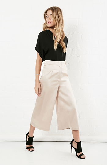 Sawyer Satin Culottes Slide 1