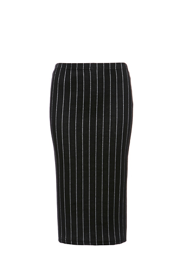 Glamorous Pinstripe Pencil Skirt Slide 1