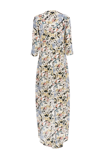 Knot Sisters Morrison Wrap Dress in Floral Multi | DAILYLOOK