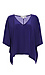 Lavender Brown Silk Kaftan Top Thumb 1