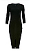 The Fifth Label Stay With Me Long Sleeve Midi Dress Thumb 1