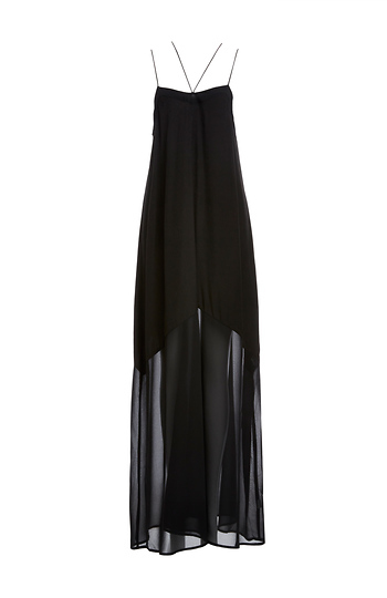 SHILLA Muse Sheer Insertion Maxi Dress Slide 1