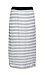 NYTT Banded Striped Ribbed Knit Skirt Thumb 1
