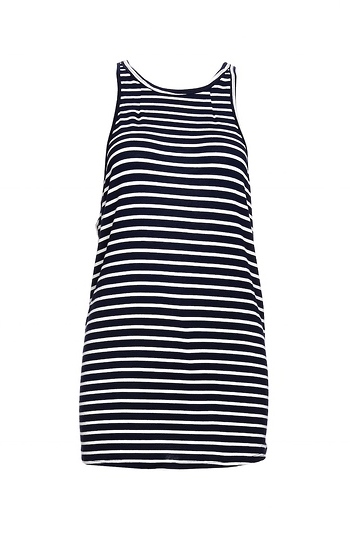 Babakul Knotty Gal Open Back Jersey Knit Tank Slide 1