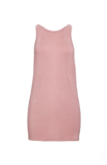 Babakul Knotty Gal Open Back Jersey Knit Tank Slide 1