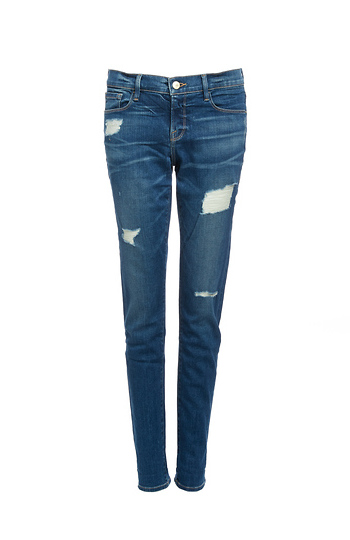 Frame Denim Le Garcon Distressed Jeans Slide 1