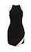 BOBI BLACK Crepe Bodycon Mini Dress Thumb 1