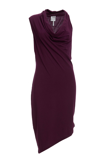 BOBI Asymmetrical Modal Jersey Dress Slide 1
