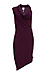 BOBI Asymmetrical Modal Jersey Dress Thumb 1