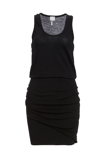 BOBI Drop Waist Cotton Tank Dress Slide 1