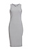 BOBI Fitted Shift Dress with Slit Thumb 1