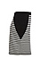 BOBI BLACK Side Inset Mini Pencil Skirt Thumb 2