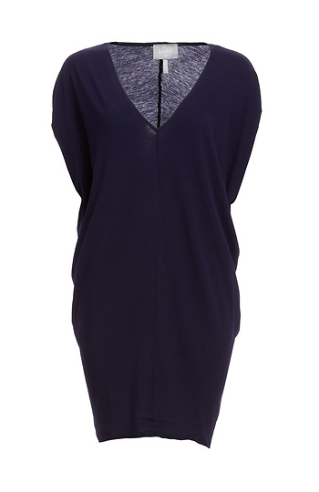 BOBI Cotton V-Neck Tunic Tee Slide 1