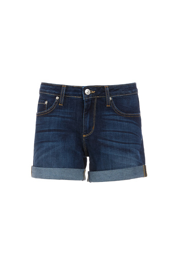 Just Black Laguna Midrise Cuffed Shorts Slide 1