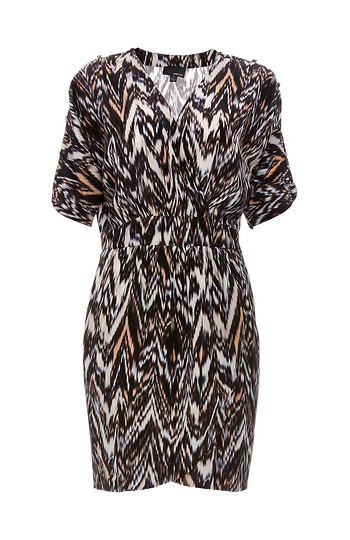 Greylin Rowan Silk Button Sleeve Dress Slide 1