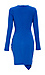 Adelyn Rae Ruched Cotton Knit Dress Thumb 2