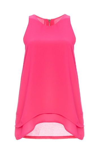 Layered Woven Top Slide 1