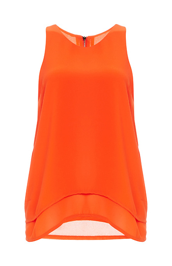Layered Woven Top Slide 1