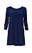 3/4 Sleeve Trapeze Dress Thumb 1