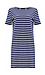 Striped Tee Knit Dress Thumb 1