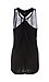 Halston Heritage Knit Tank with Twist Racerback Thumb 2