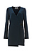 Halston Heritage Long Sleeve with Faux Wrap Front Dress Thumb 1