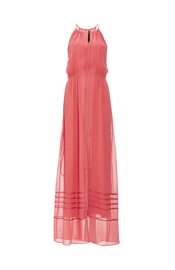 Paula Hermanny Grecian Silk Dress Slide 1