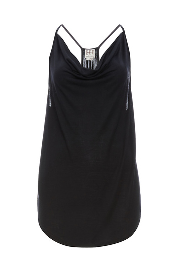 Haute Hippie Knit Drape Neckline Tank Slide 1